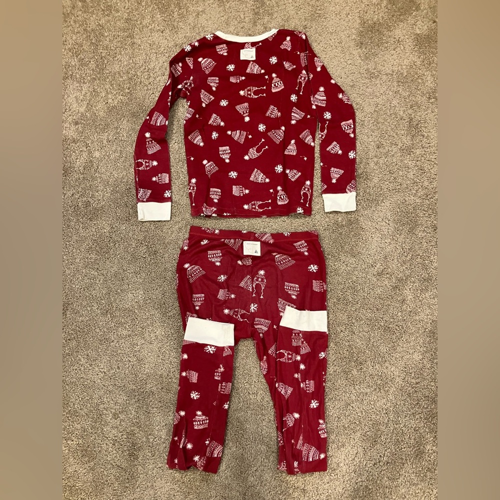 Burt's Bees Kids Organic Cotton Holiday Pajama Set - Picture 2 of 10